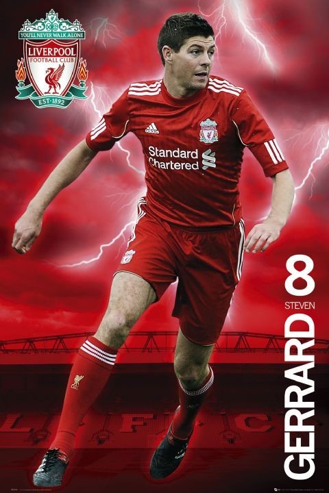 Αφίσα Liverpool - gerrard 2010/2011