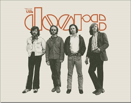 Μεταλλική πινακίδα DOORS - The Band