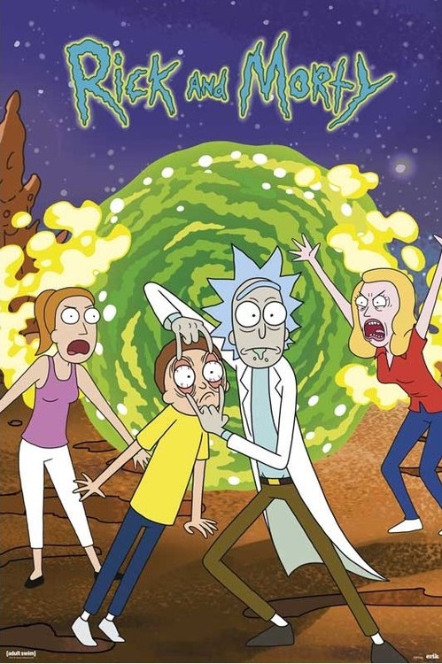 Плакат Rick & Morty - Portal