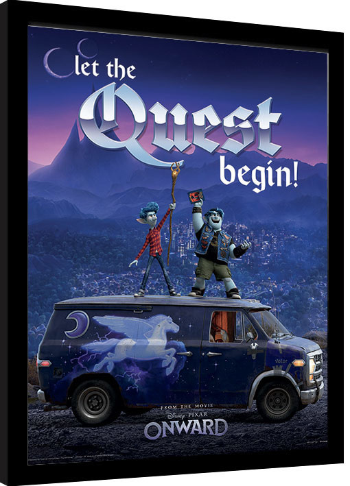 Framed poster Onward - Guinevere Quest