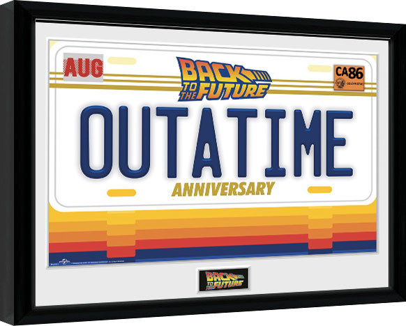 Framed poster Back To The Future - 35th Outatime