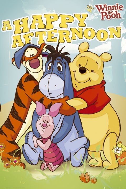 Αφίσα WINNIE THE POOH - happy afternoon