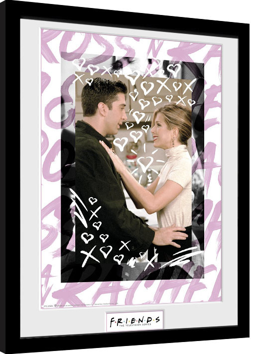 Κορνιζαρισμένη αφίσα Friends - Ross and Rachel