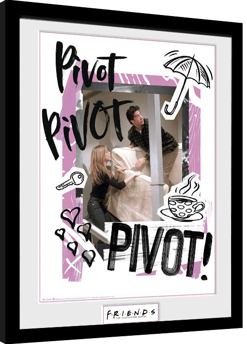 Kehystetty juliste Friends - Pivot