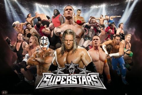 Плакат WWE - superstar
