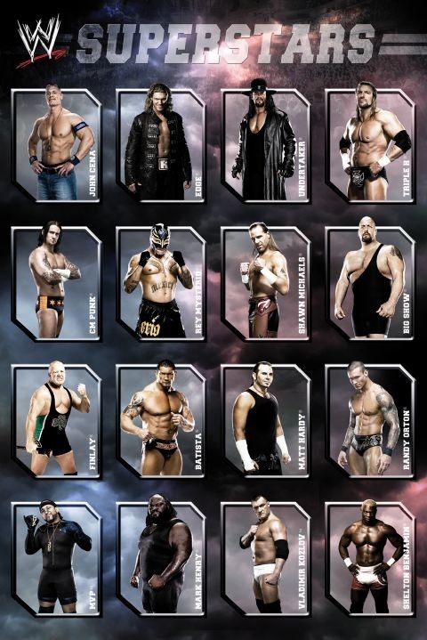 Плакат WWE - compilation
