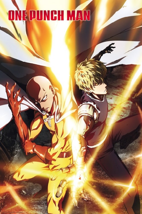 Плакат One Punch Man - Saitama & Genos