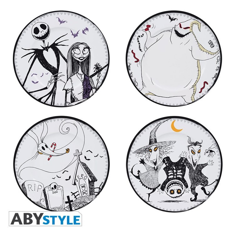 Plates Nightmare before Christmas - Jack & Cie