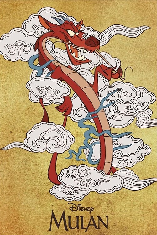 Poster Mulan - Mushu