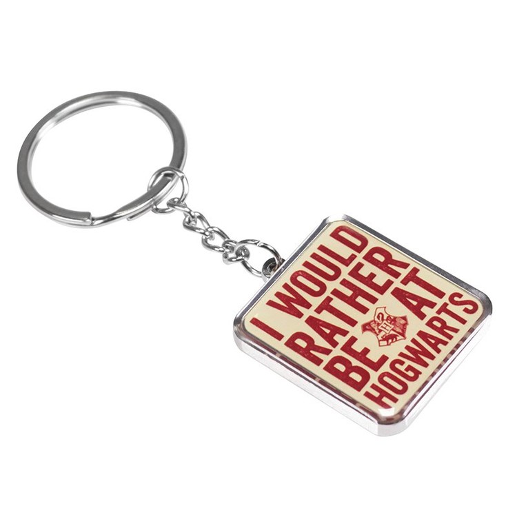 Keychain Harry Potter - Rather be at Hogwarts
