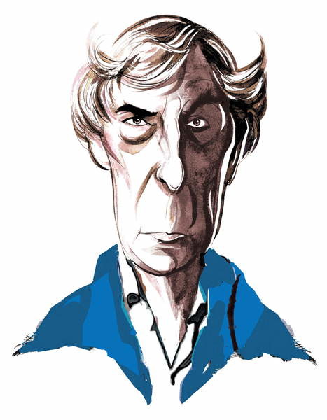 Плакат Michael Tippett, British composer , colour caricature