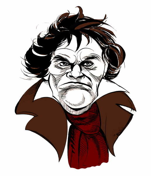 Плакат Ludwig van Beethoven, German composer