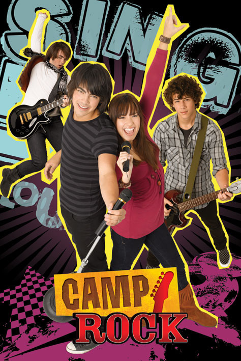 Плакат CAMP ROCK - group