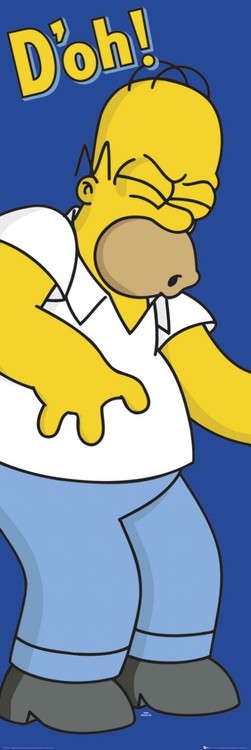 Плакат THE SIMPSONS - do'h