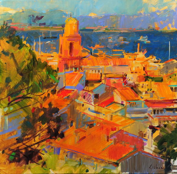 Плакат Golfe de Saint-Tropez