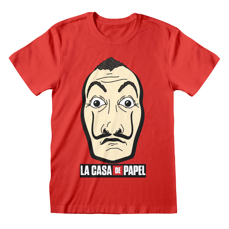 Μπλουζάκι La Casa De Papel - Mask And Logo