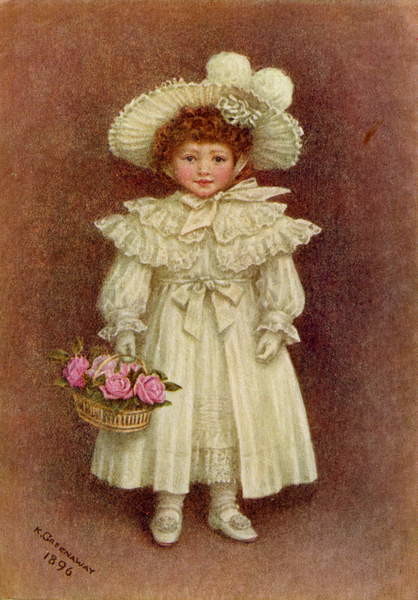 Плакат 'Vera Evelyn Samuel', 1896 by Kate Greenaway