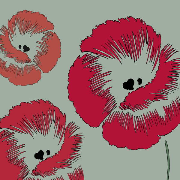 Наклейка Picnic Poppy, 2005
