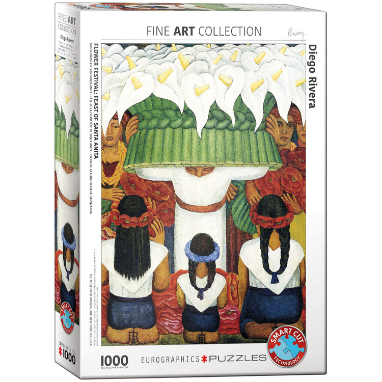 Puzzle Diego Rivera - Flower Festival Feast