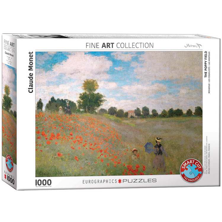 Puzzle The Poppy Field by Monet