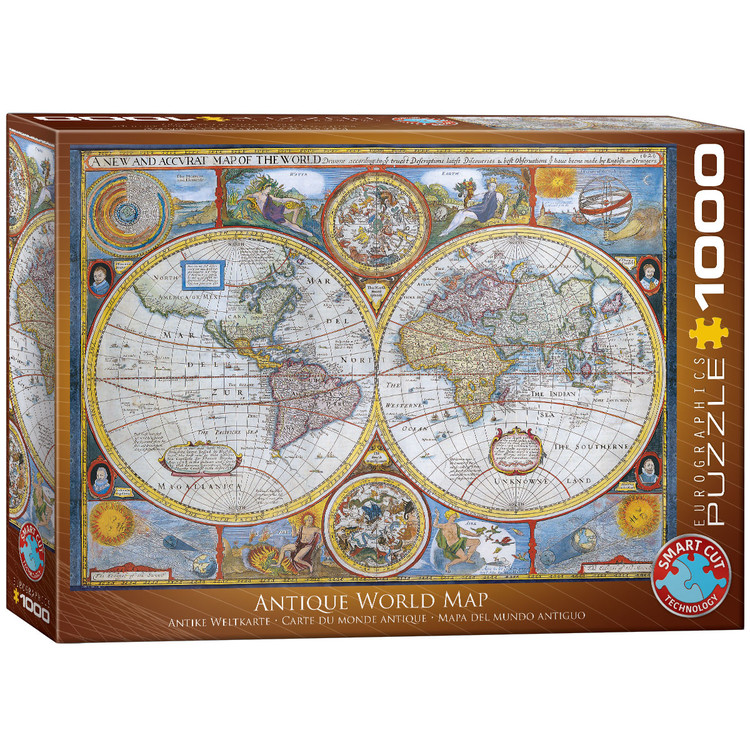 Πъзели Antique World Map