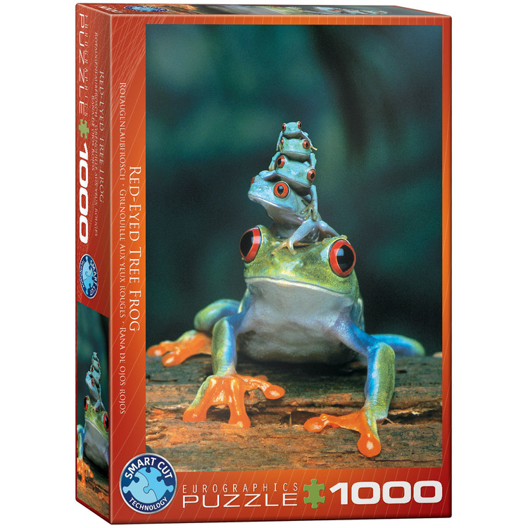 Puzzle Red-Eyed Tree Frog