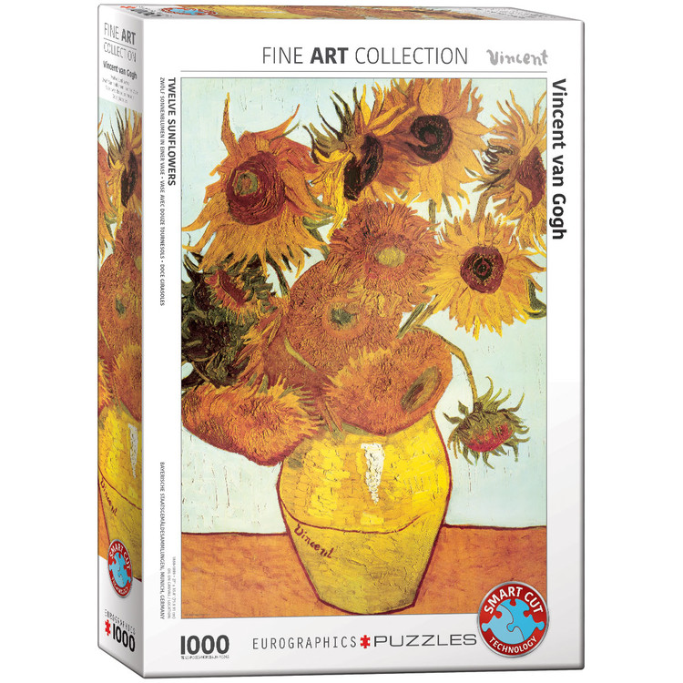 Puzzle Twelve Sunflowers by van Gogh
