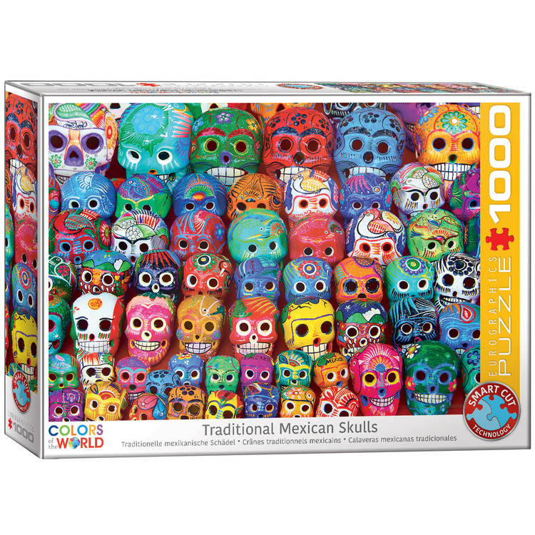 Puzzle Traditional Mexican Skulls