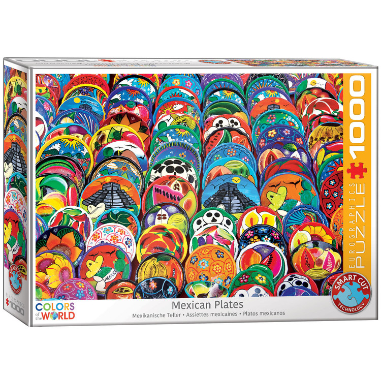 Puzzle Mexican Ceramic Plates