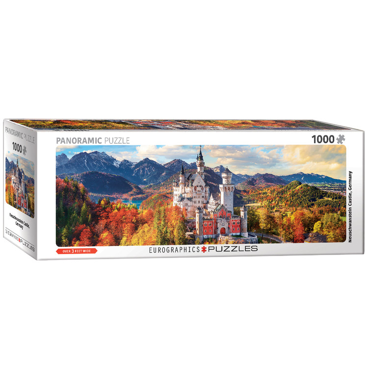 Puzzle Neuschwanstein in Fall - Pano