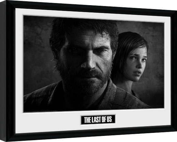 Κορνιζαρισμένη αφίσα The Last Of Us - Black and White