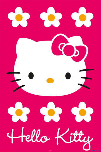 Poster HELLO KITTY - magenta