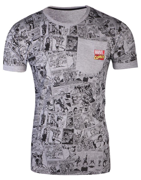 T-shirt Marvel Comics - Comic AOP