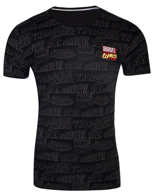 T-shirt Marvel Comics - Comic Titles