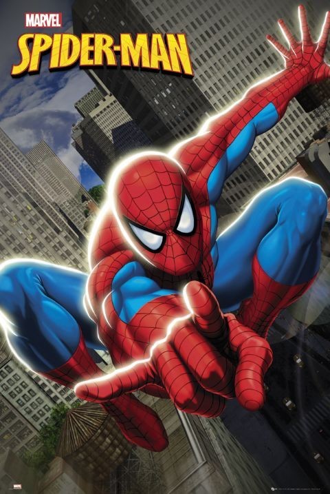 Плакат SPIDER-MAN - swinging
