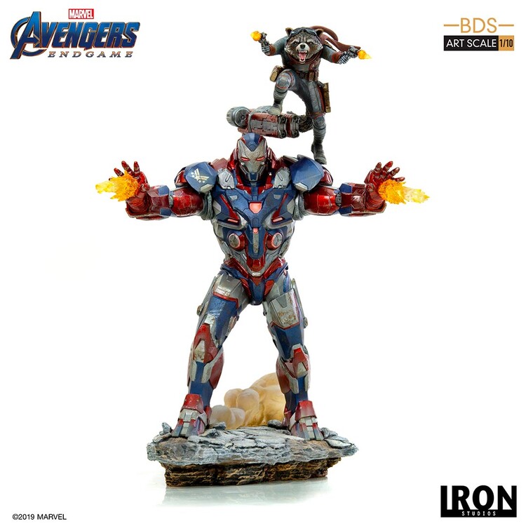 Φιγούρα Avengers: Endgame - Iron Patriot & Rocket