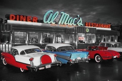Poster Al Mac's diner
