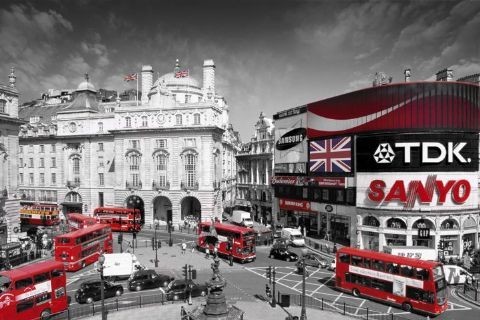 Плакат London - piccadilly circus