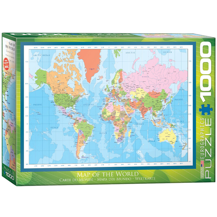 Παζλ Modern Map of the World