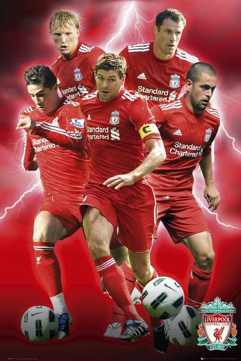 Плакат Liverpool - players 2010/2011