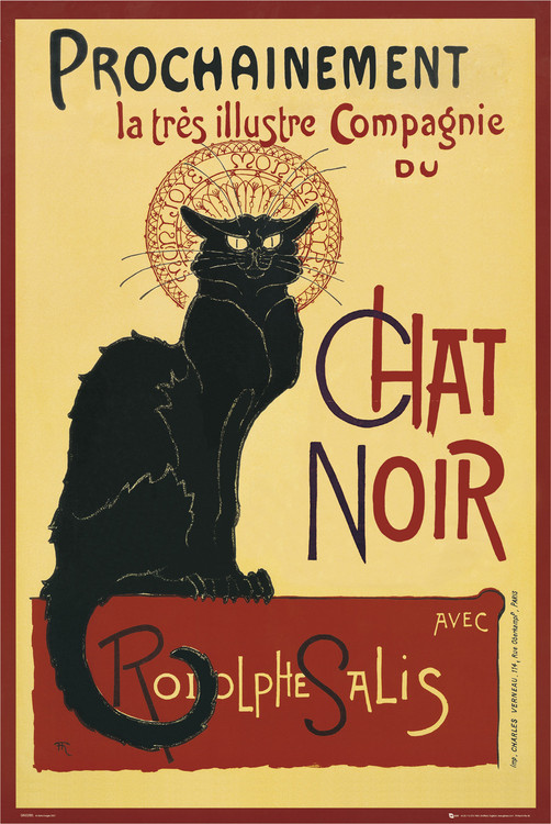 Poster Le Chat noir - steinlein