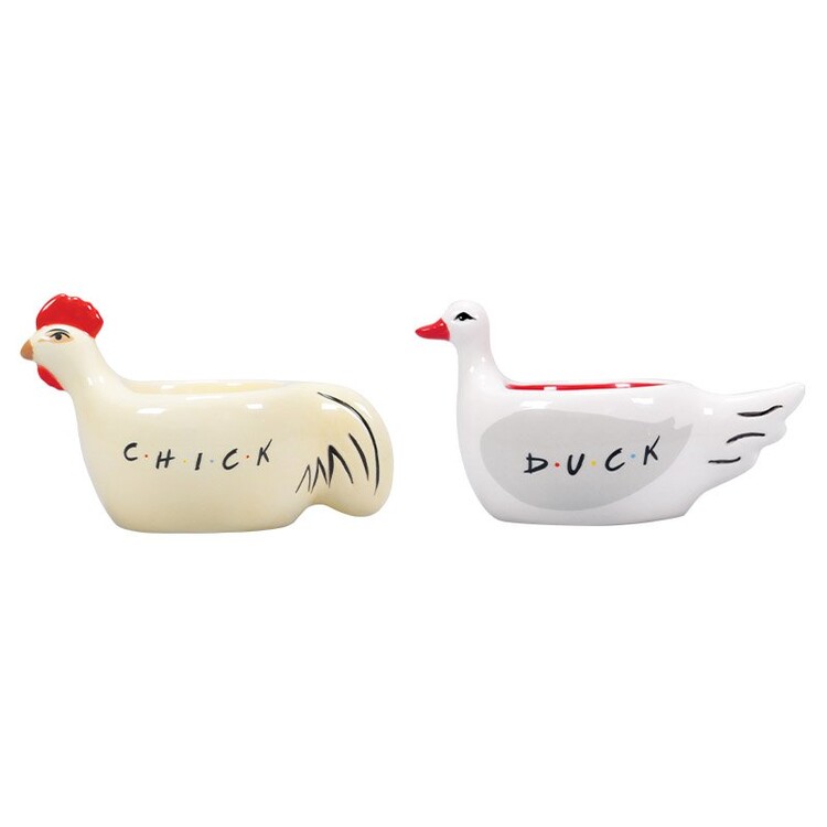 Posuda za jaje Friends - Chick & Duck