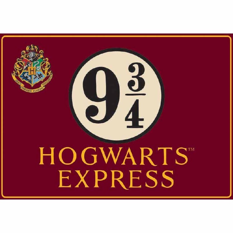 Metallikyltti Harry Potter - Hogwarts Express