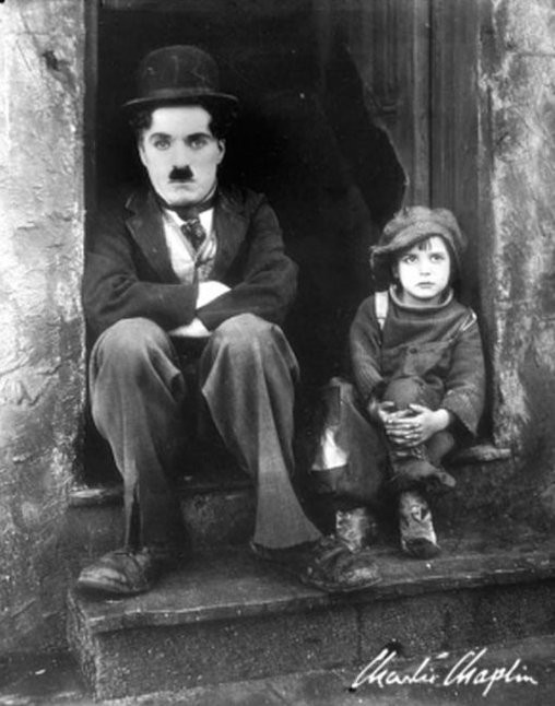 Poster Charlie Chaplin - kid