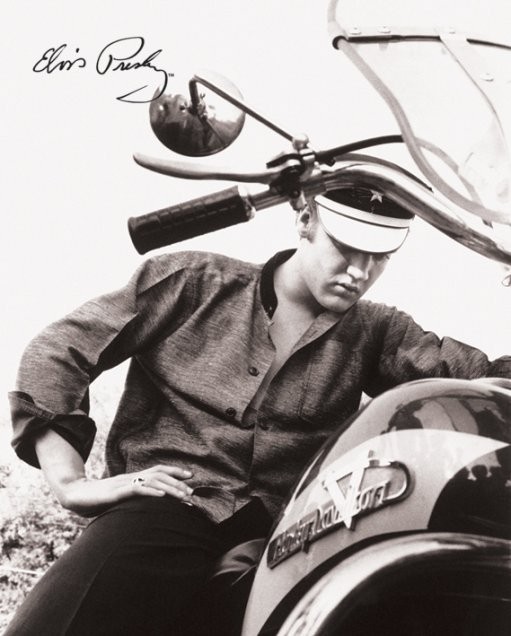 Плакат Elvis Presley - harley