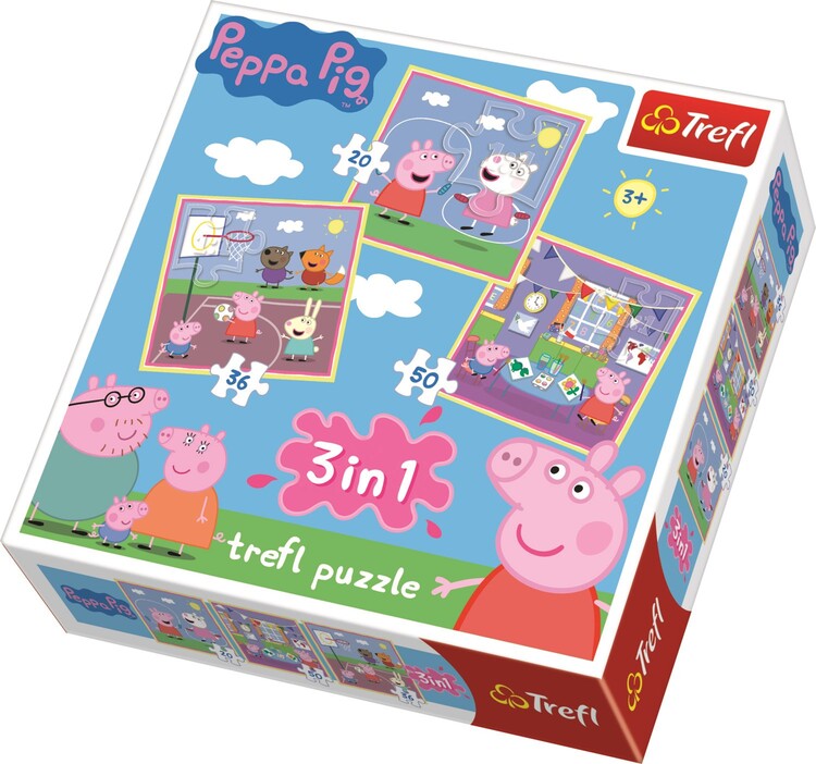 Πъзели Peppa Pig 3in1