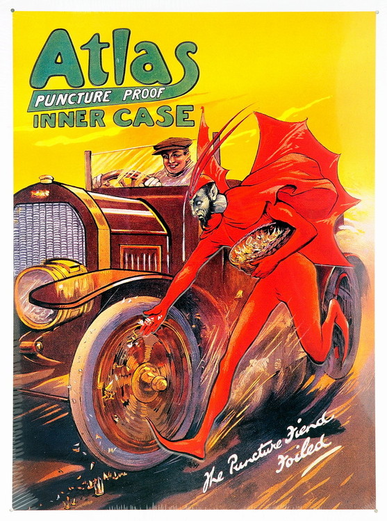 Metallikyltti ATLAS PUNCTURE PROOF