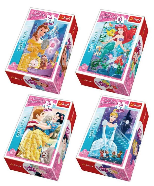 Παζλ Disney Princess: In the Fairyland 4in1