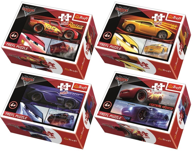Palapeli Autot 3 4in1
