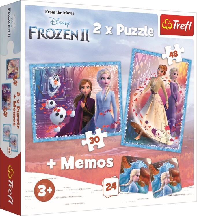 Puzzle Frozen 2 2in1 + Memos